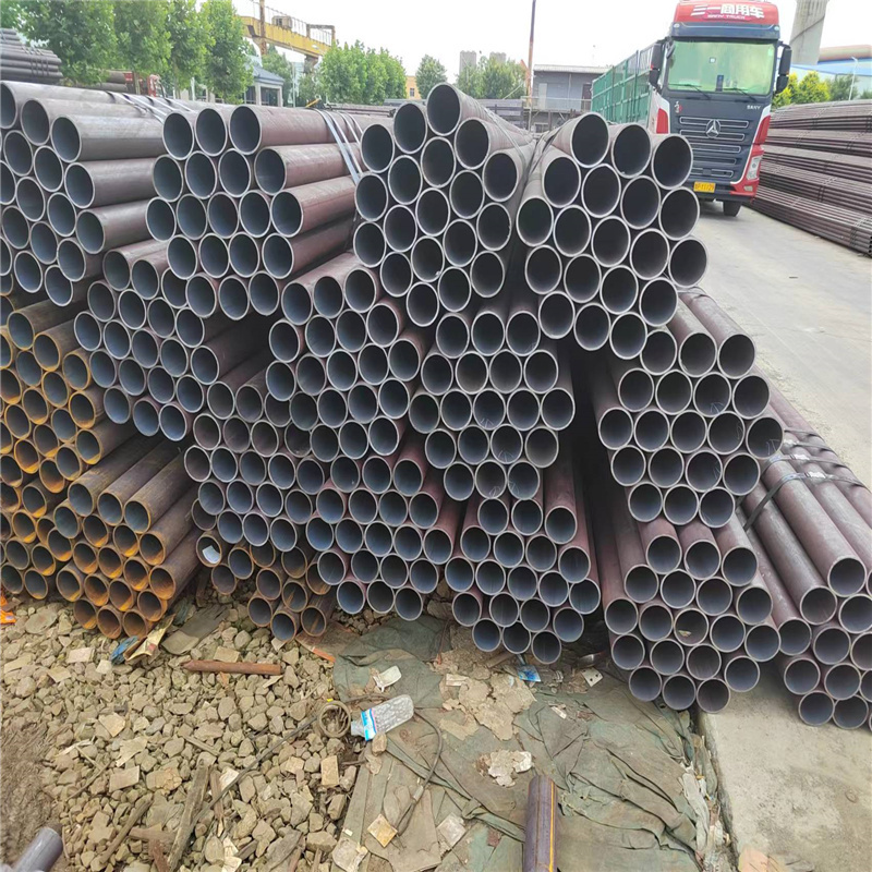 ASTM A106 Sch40 Seamless Steel Pipe Tube St37 St52 Cold Drawn Seamless Steel Pipe Factory in Stock