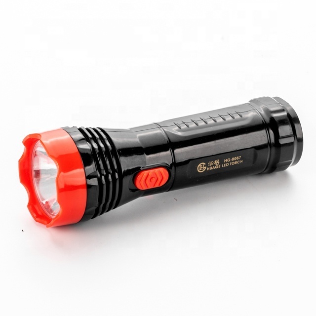 Solar Energy Safety LED Rechargeable Flashlight Hand Light With Charging Plug