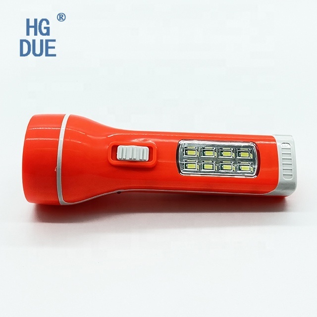 Rechargeable led torch flashlight hand held flashlight light with charging plug