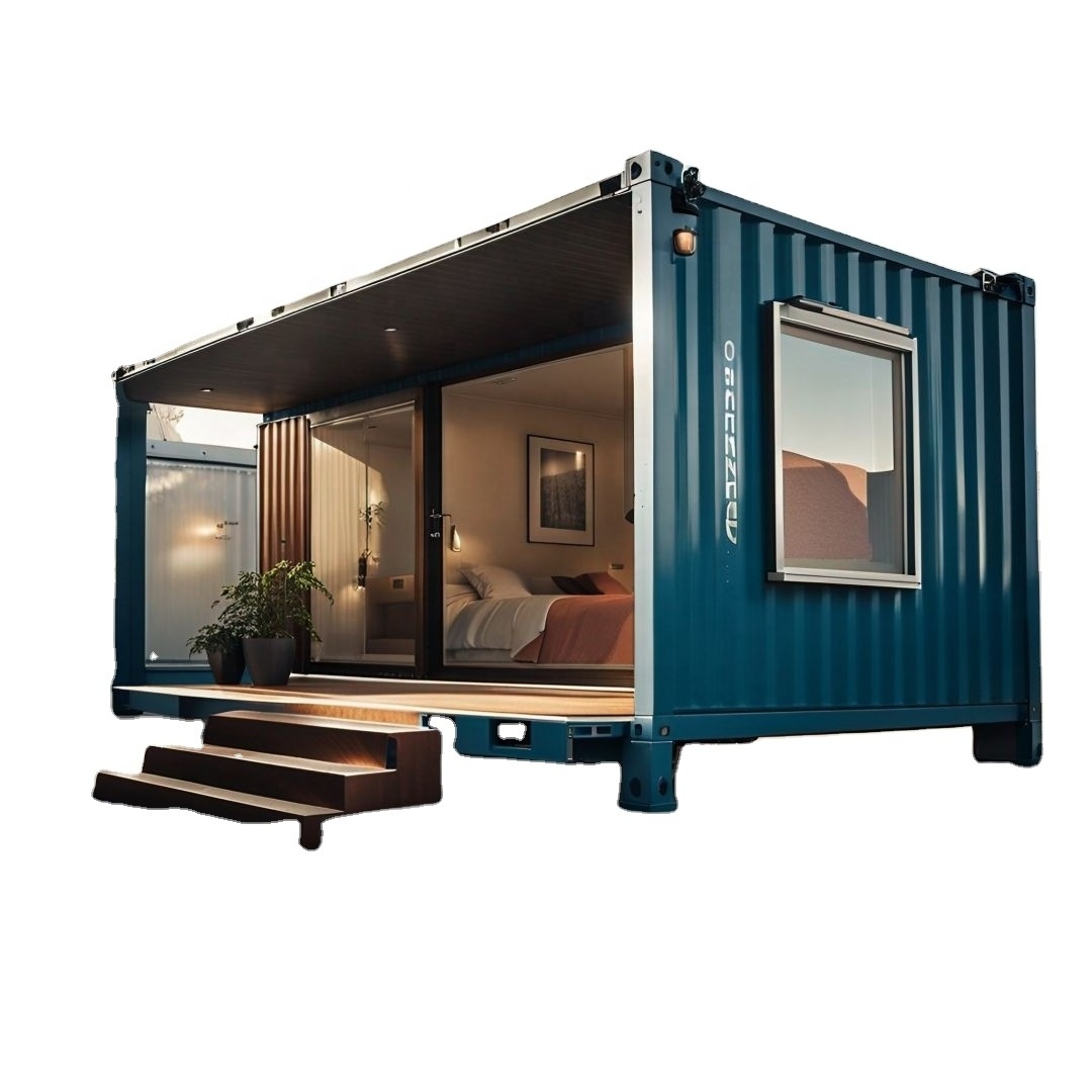 Prefab House Trailer Houses Ready Made Prefabricated Home Container House with Bathroom for Sale LL