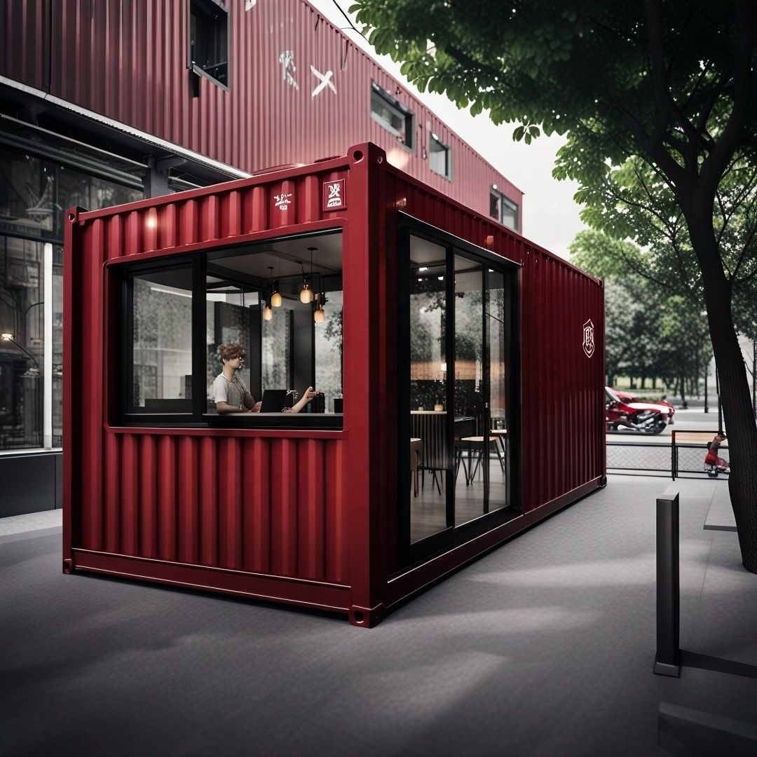 Container Coffee Shop On Wheels Modular Container Cabana Shops Mobile Food Kiosk Mini Coffee Kiosk in Malaysia LL