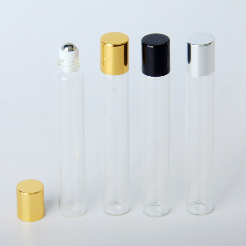 5ml 10ml Crystal Fancy Empty Deodorant Essential Oil Roll On Glass Bottle Perfume Roller Attar Bottle With Glass Metal Ball