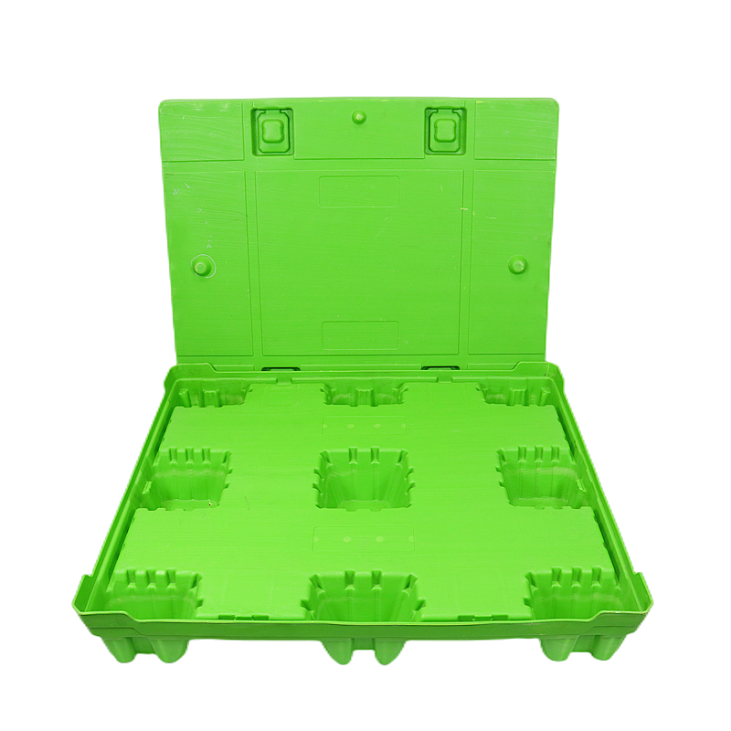 Manufacture 1200*1100 1300*1100 1200*1000 heavy duty Blow Molding green blue black Plastic Pallets with lid