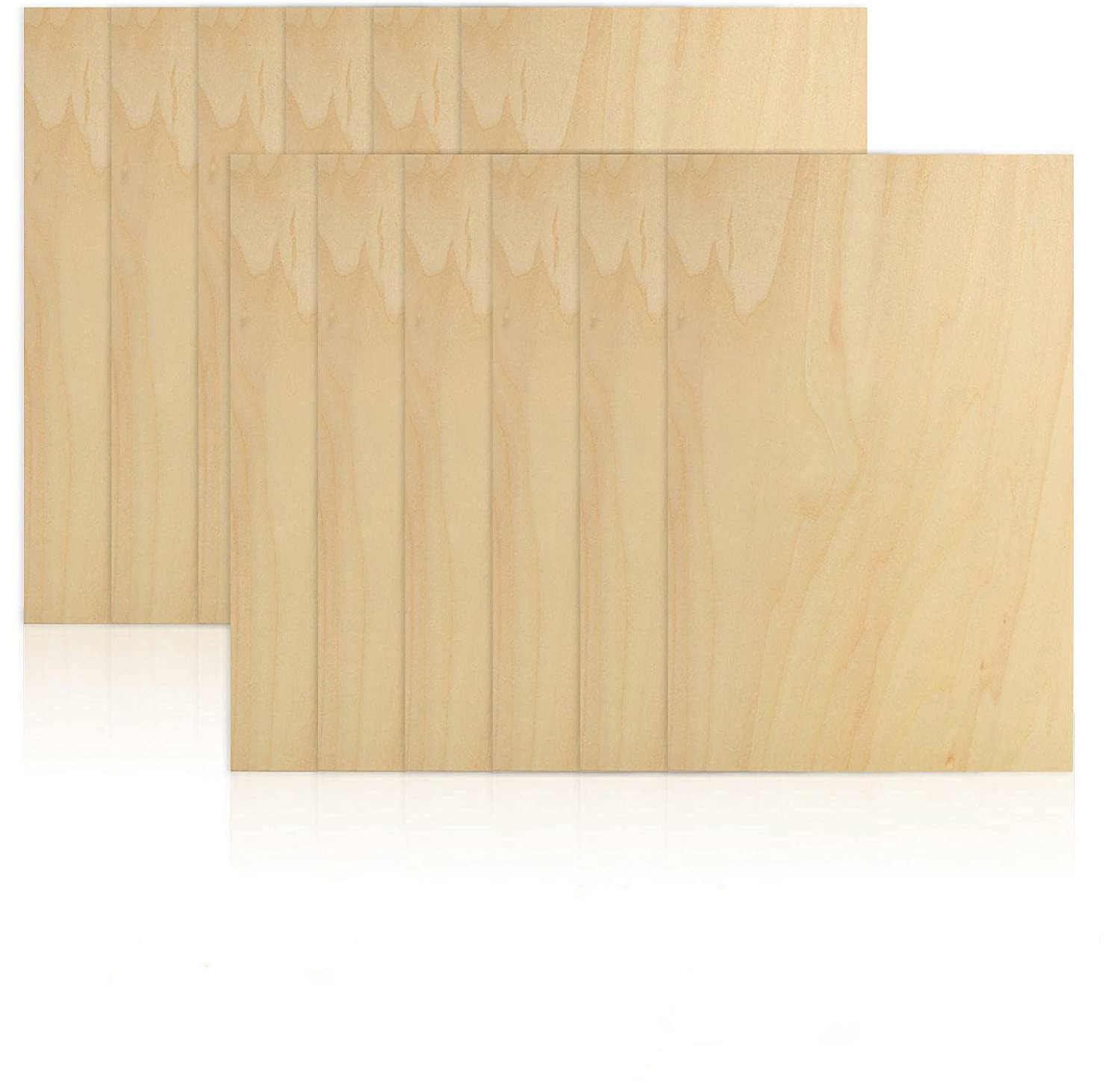 Basswood Sheet balsa Wooden Sheet for Craft Unfinished Plywood Sheets DIY Wood Board for Model Arts and Crafts