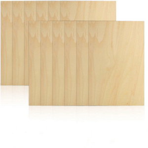 Basswood Sheet balsa Wooden Sheet for Craft Unfinished Plywood Sheets DIY Wood Board for Model Arts and Crafts