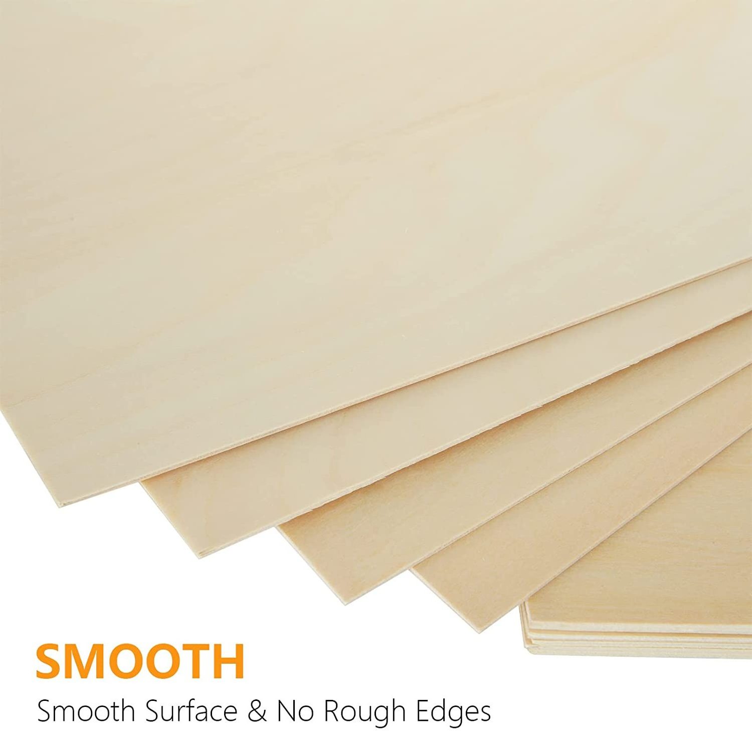 Basswood Sheet balsa Wooden Sheet for Craft Unfinished Plywood Sheets DIY Wood Board for Model Arts and Crafts