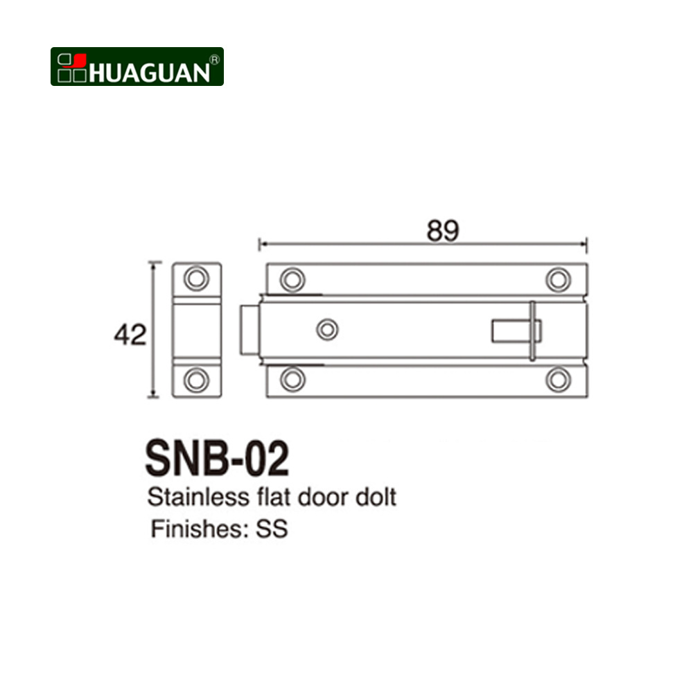 Wholesale high quality Security Lock stainless steel barrel door bolt