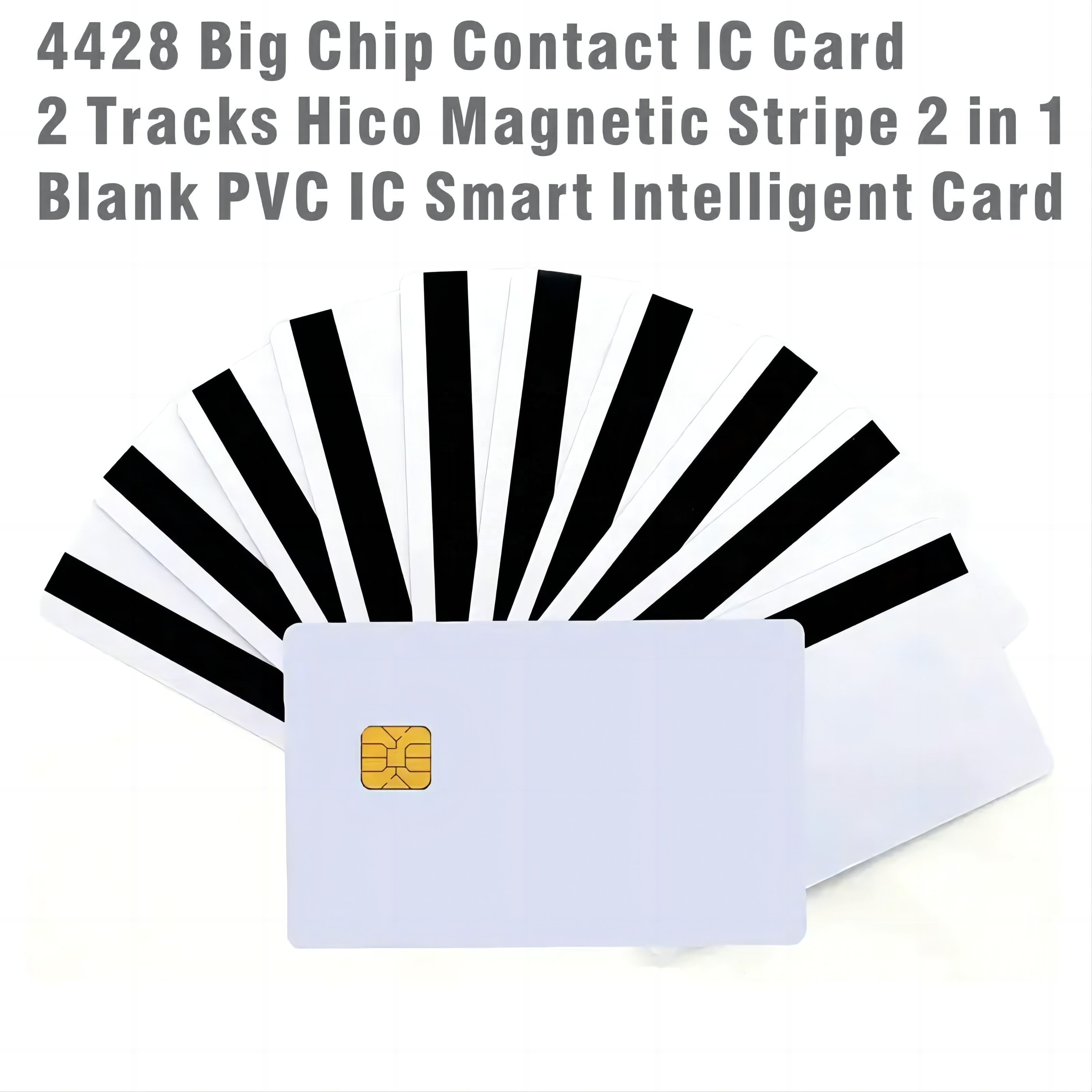 Custom RFID contact125khz IC cards 4442 chip custom blank printable PVC smart card