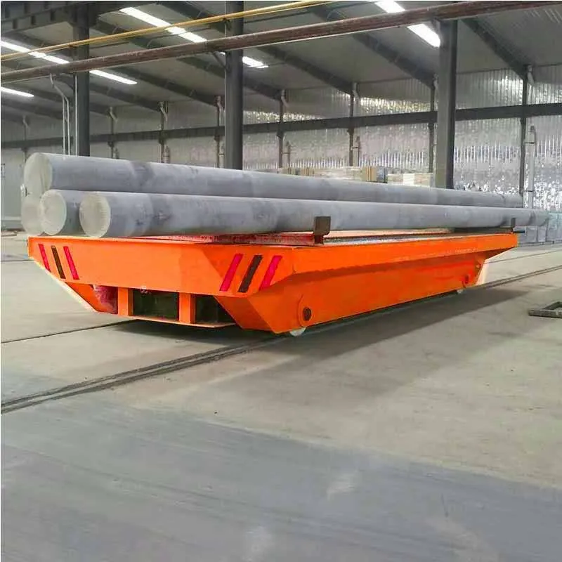 70 tons steel rail transfer cart industrial workshop warehouse heavy duty cart material transportation trolley warehouse agv