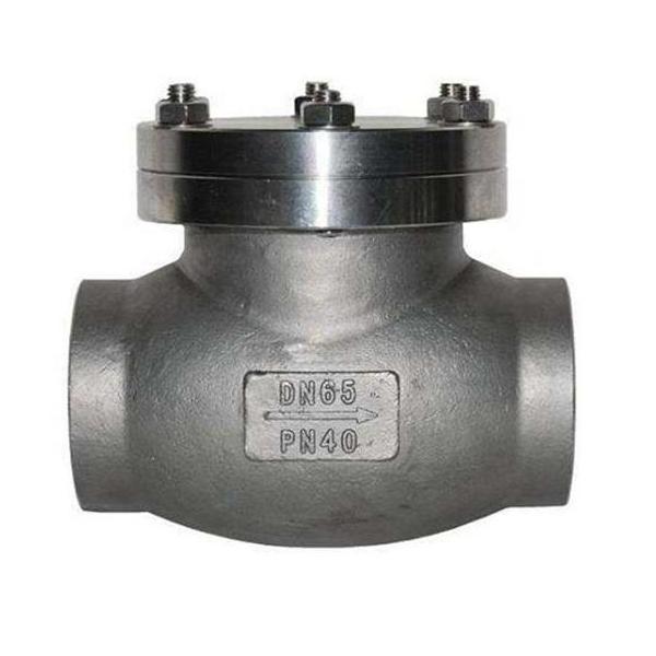 Ball check valve with flanged made of nodular cast iron, bolted cover, suitable for installation in vertical or horizontal pipes