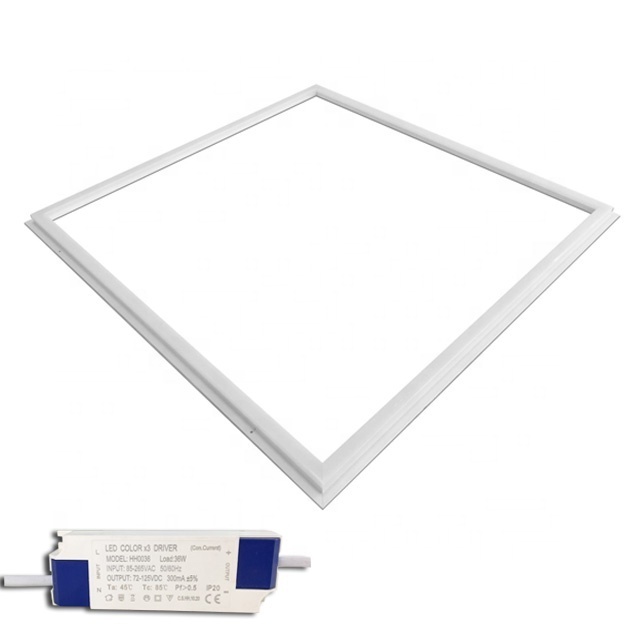 China Factory Easy Installation 2X2 48W 4800LM ceiling panel lighting led frame panel light with bis driver