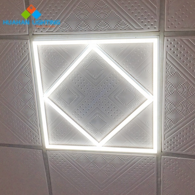 60w aluminum square ultra thin slim lamp led recessed panel light