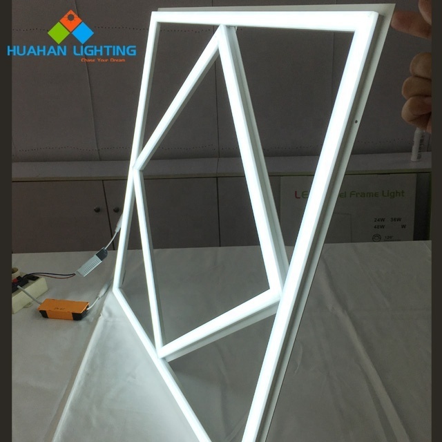 60w aluminum square ultra thin slim lamp led recessed panel light