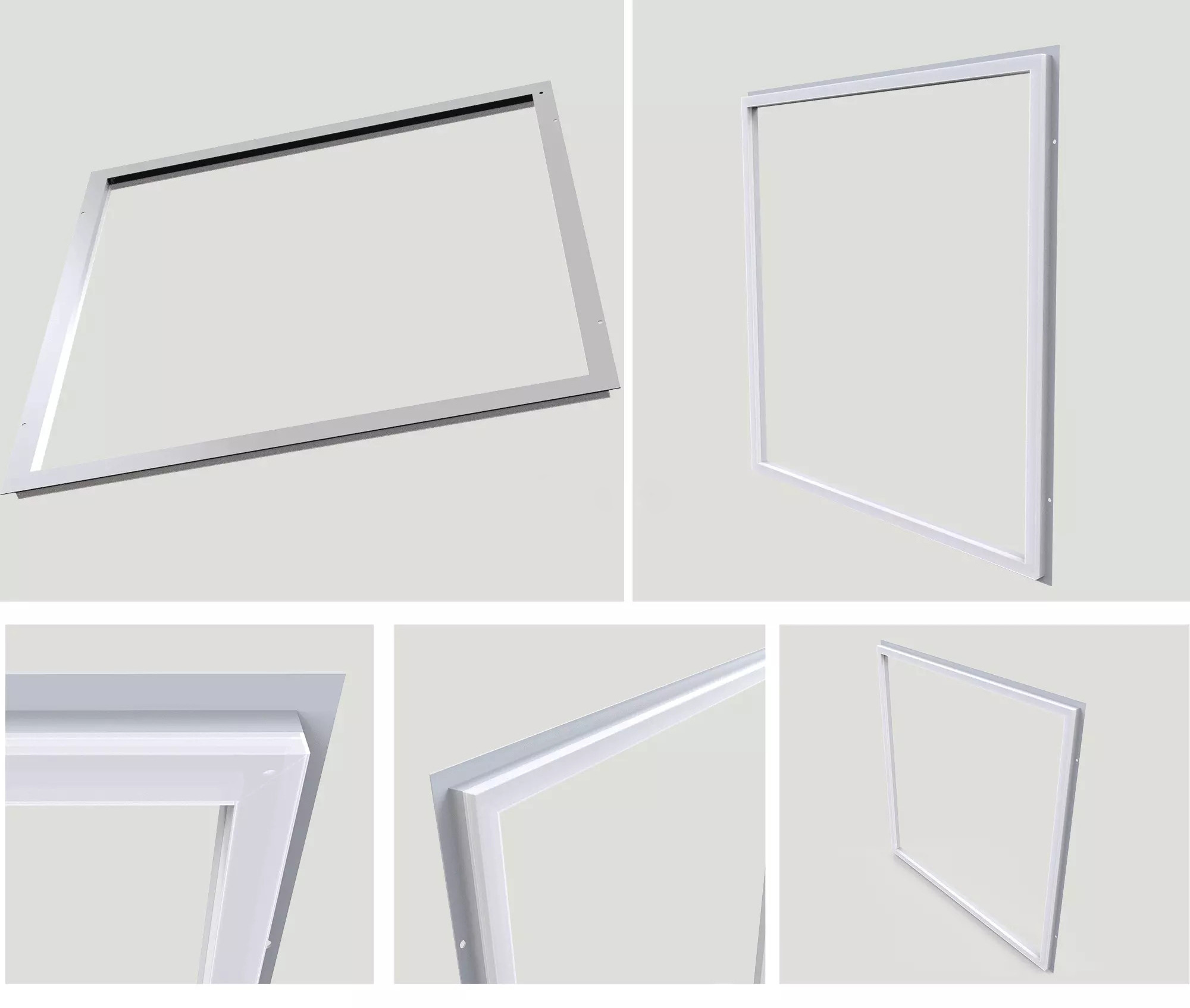 Super Bright 48W LED Panel Frame Border Edge Light Cool White 600 x 600mm Ceiling Lamp