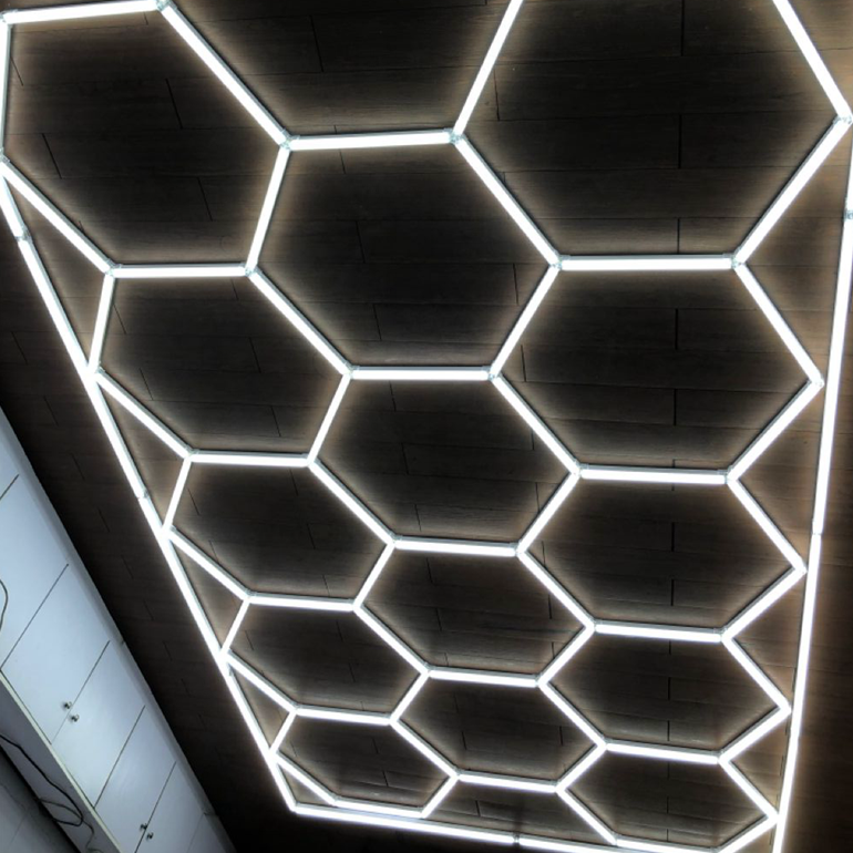 hexagon led light for ceiling hexagon LED working light garage lights