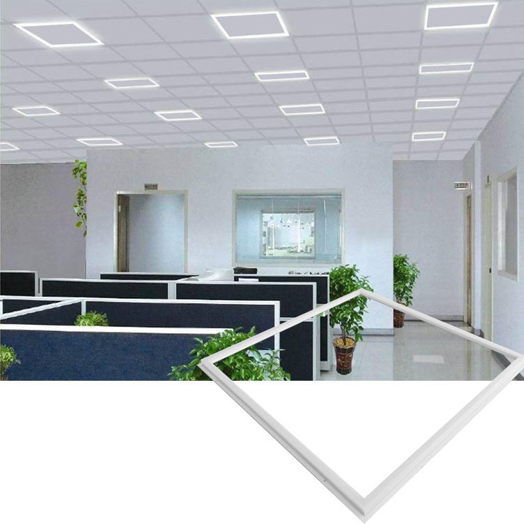 2x2 LED Panel Light 48W Dropped Ceiling Troffer Fixture Recessed Thin Led Panel Frame Light