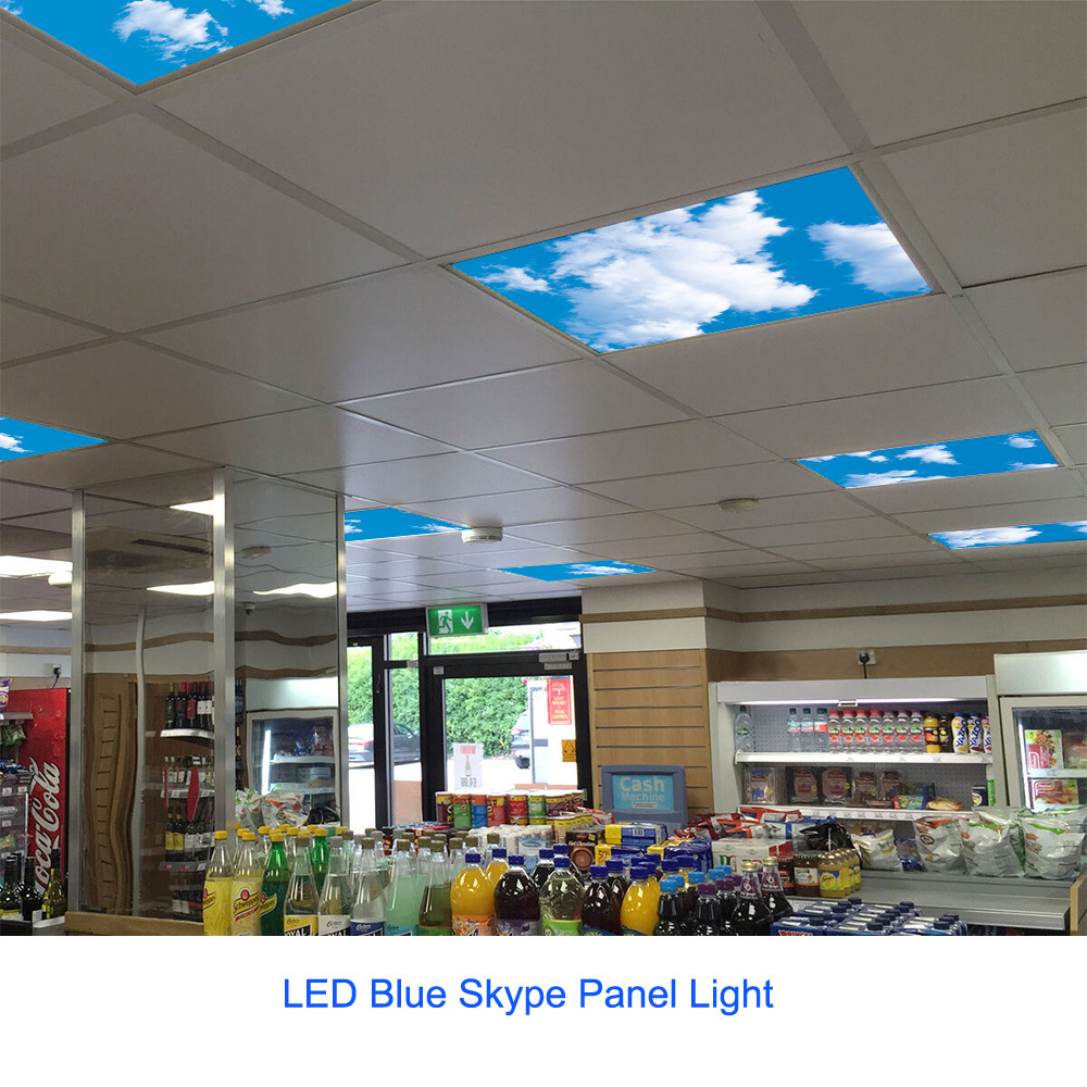 Ultra Slim 36W Artificial Ceiling Blue Sky Cloud Led Skylight Panel Ceiling,Sky Light Led Panel