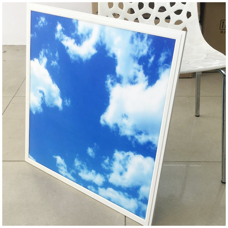 New Decorative Model Artifital Skylight 2x4 Sky Blue Panel Light,Blue Led Sky Light Panel Window