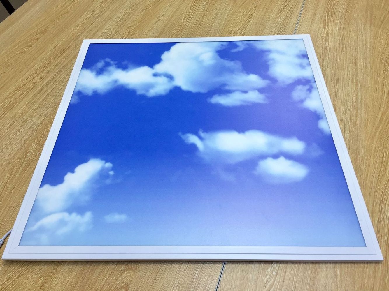 Promotion Faux Led Ceiling Panel Blue Sky Lights,Artificial Skylight 600X600Mm