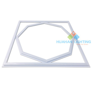 UKCA CE RoHS square flat led panel for school hospital office aluminum lattice double D octagon hexagon LED Frame Panel Light