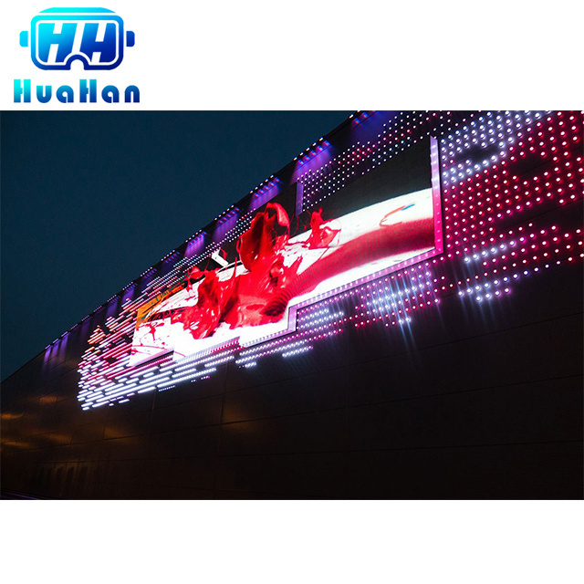 p2.5 1000*500m 16ft inflatable movie hd outdoor double sided kiosk split digital screen