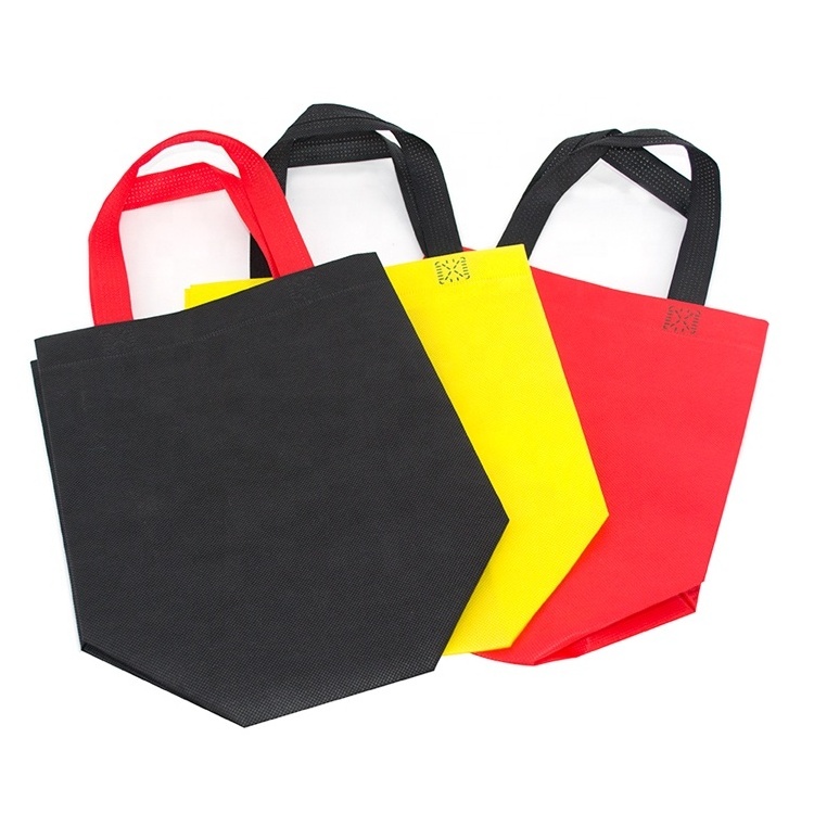 recycled carry bag shopping bag with logo foldable reusable pp non woven shopping bag bolsas reutilizables for supermarket