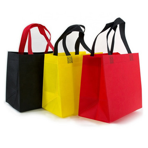 recycled carry bag shopping bag with logo foldable reusable pp non woven shopping bag bolsas reutilizables for supermarket