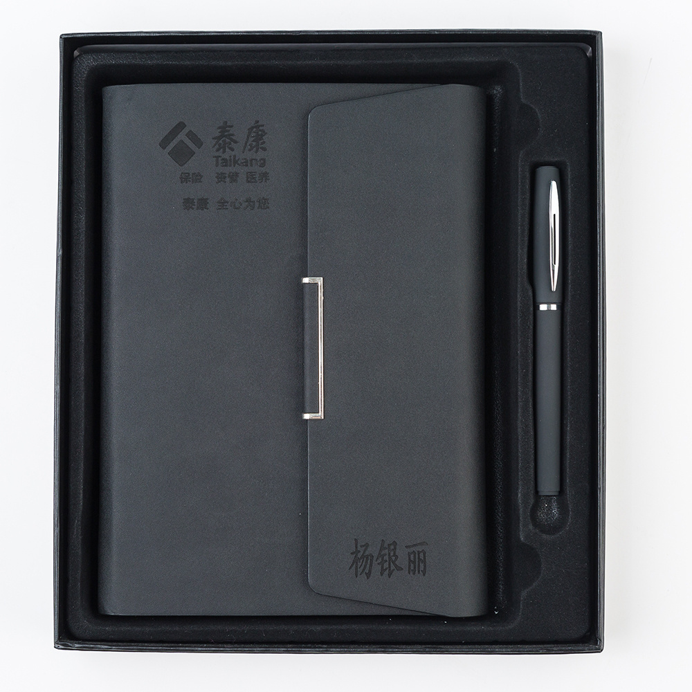 Luxury high quality new product a5 notebook set with pen, custom printing logo noteboo , best sale personalized school notebook