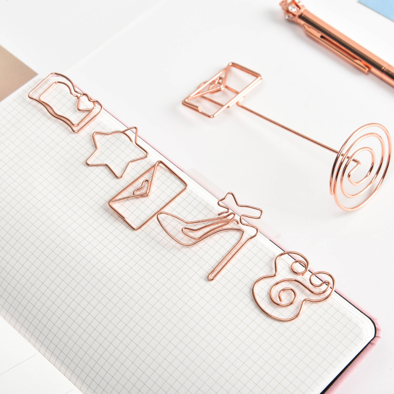 Promotional Various Shape Metal Stainless Steel Paper Clip Cheap Cute Clip For Gift