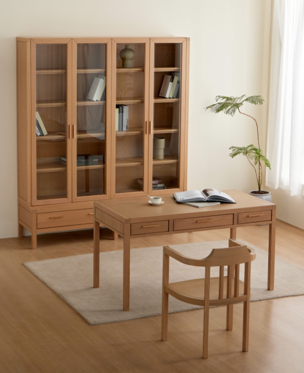 Wooden modern Minimalist computer writing office living room furniture laboratory desk study table entrance cabinet