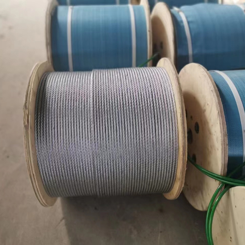 Hot Sell 18mm 20mm 26mm 6X19 +Iwrc 1/2 Inch  Steel Cable Rope Electric Galvanized Steel Wire Rope