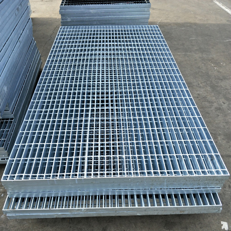 Discount price 6m 25mm gutter cover hot dip galvanized stainless steel grating anti slip platform plate