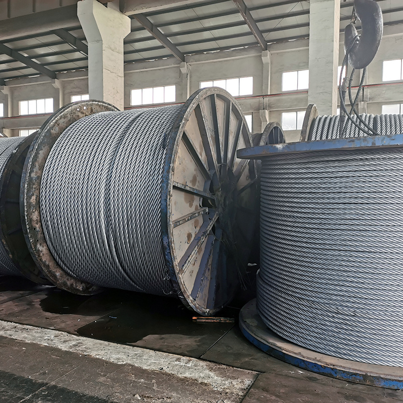 Hot Sell 18mm 20mm 26mm 6X19 +Iwrc 1/2 Inch  Steel Cable Rope Electric Galvanized Steel Wire Rope