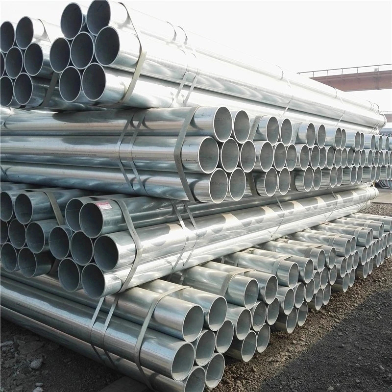 Steel Pipe Manufacturer Galvanized Steel Pipe/Gas Pipe/Oil Pipe Hot Dipped Gi Round Seamless Steel Pipe