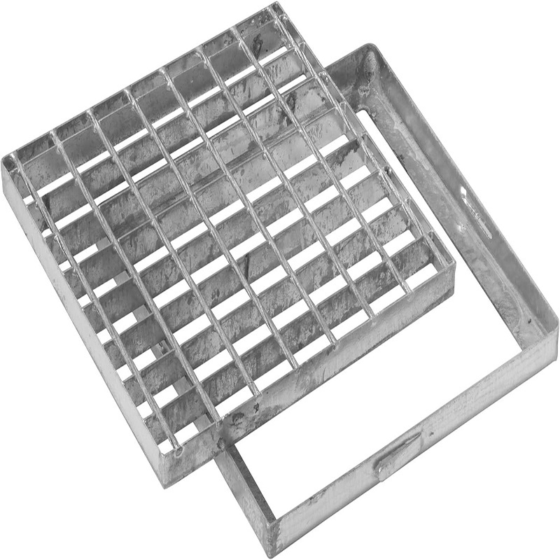 Discount price 6m 25mm gutter cover hot dip galvanized stainless steel grating anti slip platform plate