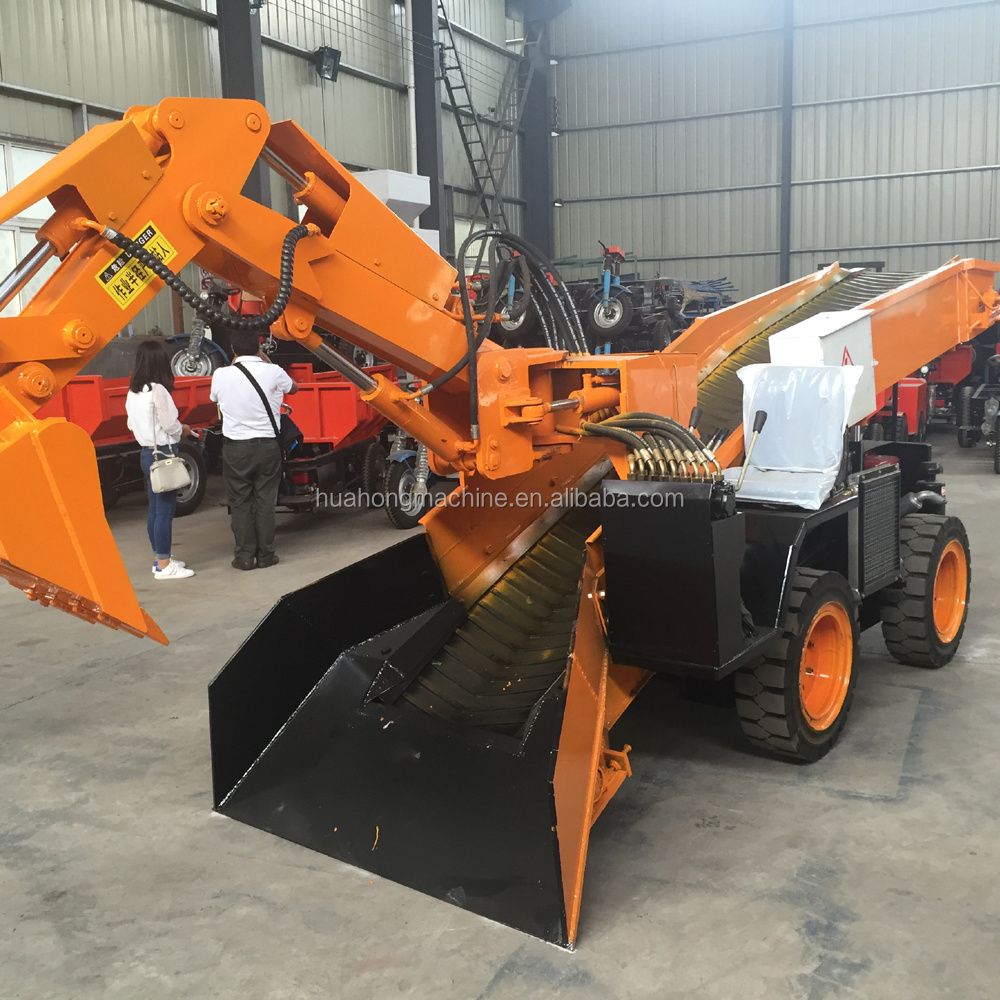 Hydraulic mucking machine /mini mucking rock loader