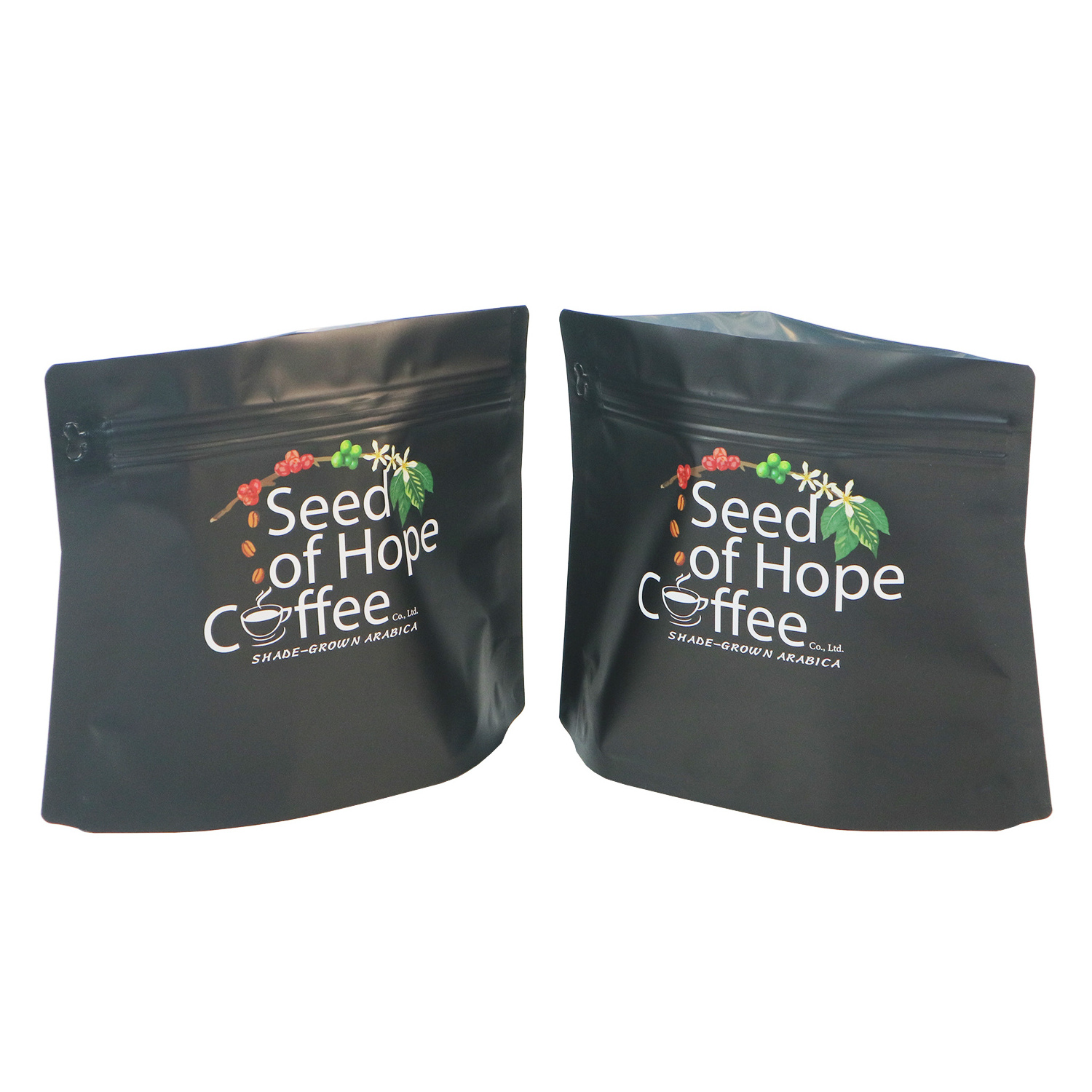 Coffee Bean Packaging Bag with Semi-Automatic Air Valve One Way Degassing Coffee Valve