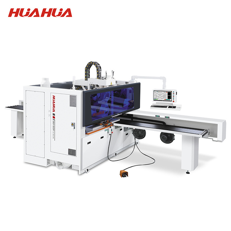 HUAHUA SKH-612H Six Sides Automatic Cabinet Cnc Boring Drilling Milling Machine For Wood Panel Furniture Machinery Woodworking