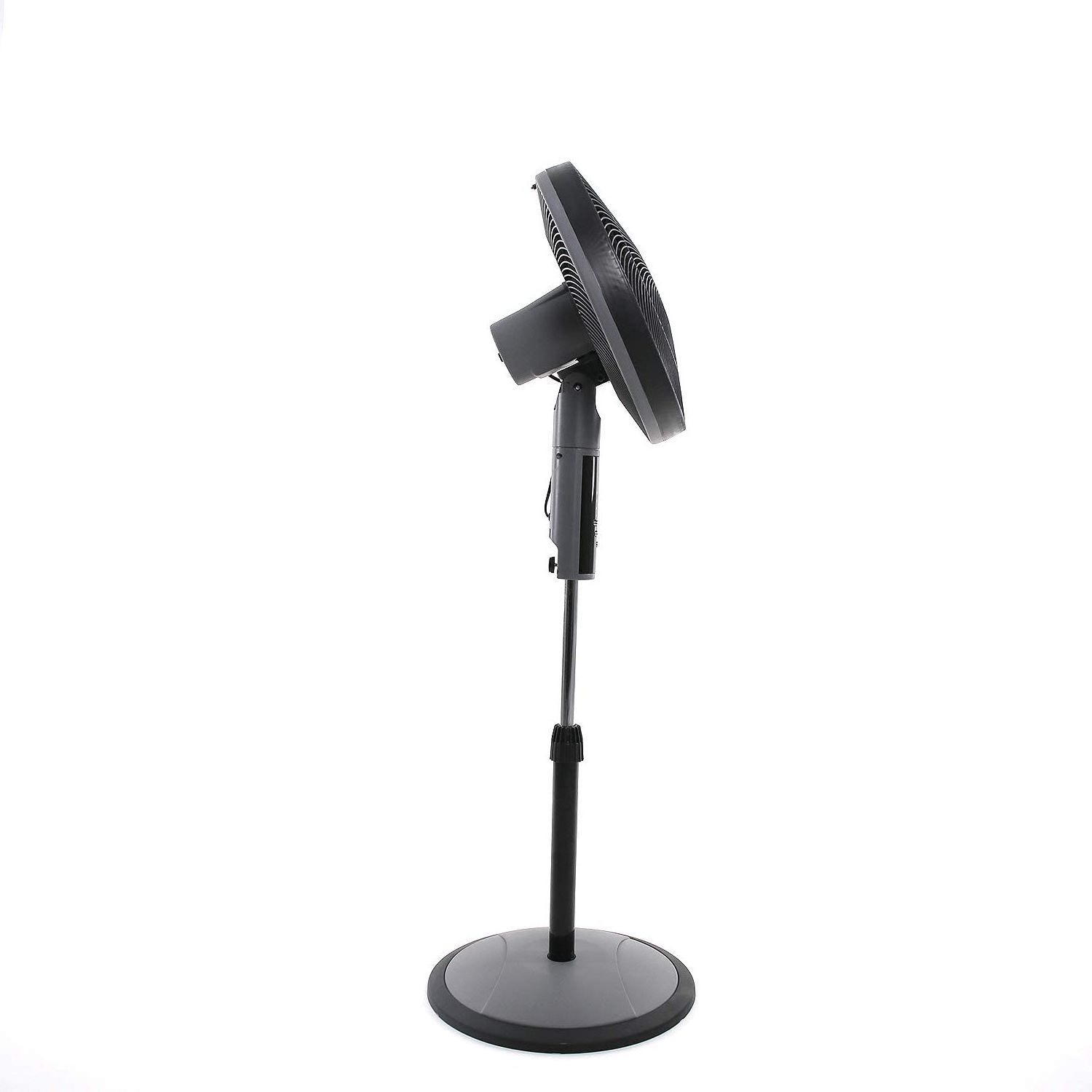 Pedestal Fan and Table Fan, 55W Stand up Fan with Remote Control, 4 Speed Oscillation Adjustable Height from 29 to 53 Inch,