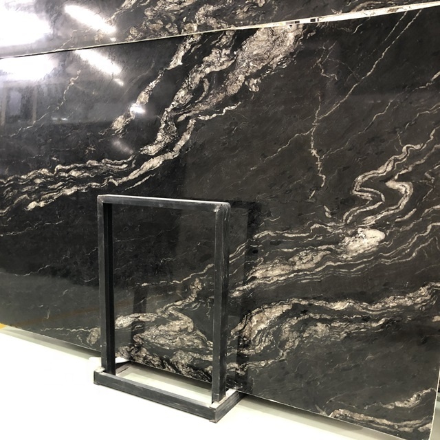 On Sale Brazilian Black Cosmic Granite Big Slabs