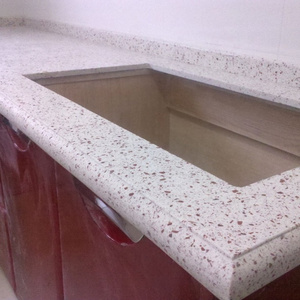 white and pink artificial marble quartz stone big slabs, countertops