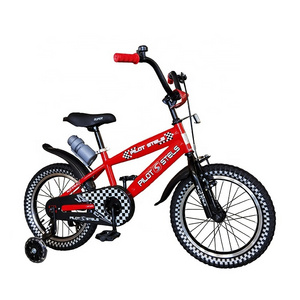 OEM Customized Children BMX Bicycle  kids Bike 16 Inch Colored Kids Bike Bicycle Steel Bead Training Frame EVA Logo Wheels