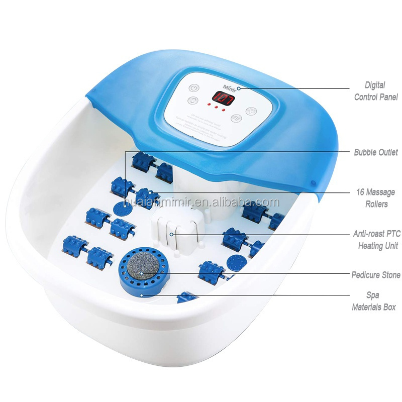 CE Certification Foot Spa Machine Foot Spa Bath  Tub Heated Machine With Water Bubble For Home Relax