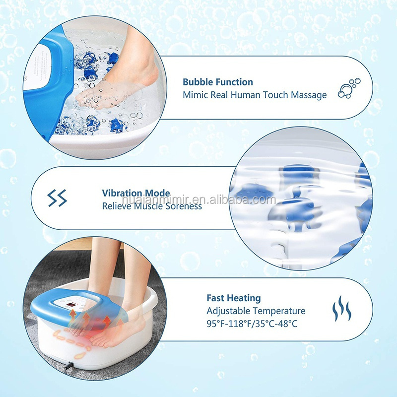 CE Certification Foot Spa Machine Foot Spa Bath  Tub Heated Machine With Water Bubble For Home Relax