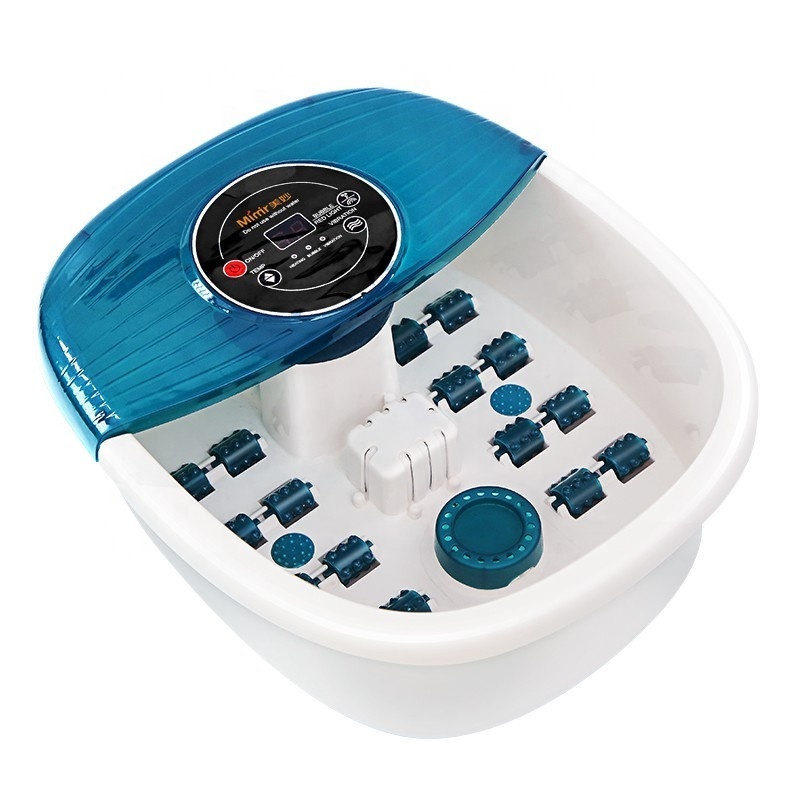 Electronic Healthcare Ptc Heating Shiatsu Ozone Surfing Foot Bath Massager