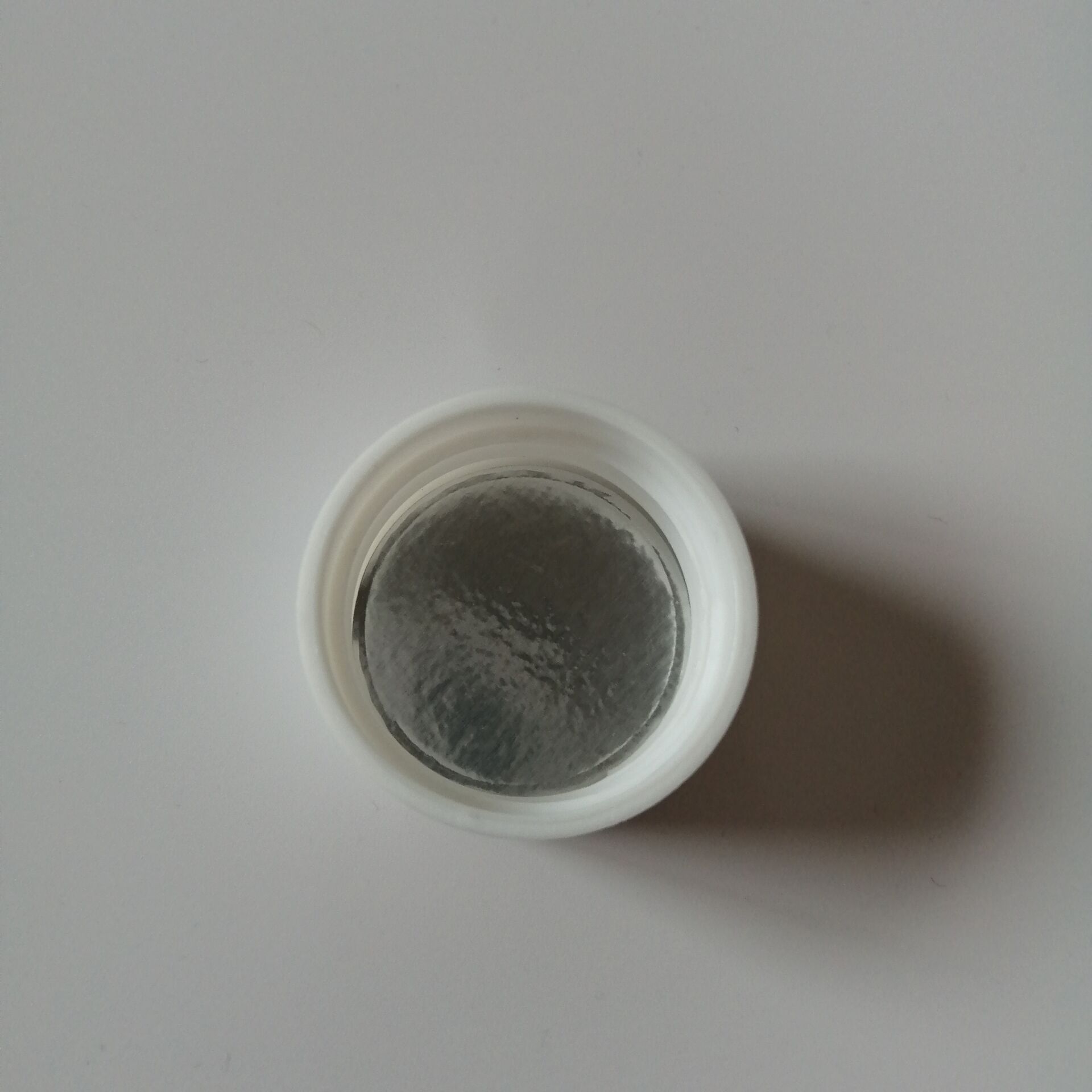 32oz 1000ml 1 liter HDPE plastic round matt white cleaning chemical liquid powder reagent packing bottle with disc screw cap