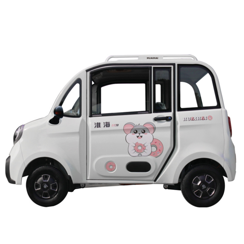 4 Wheels Closed Cabin Passenger Electric Rickshaw Mini Vehicle