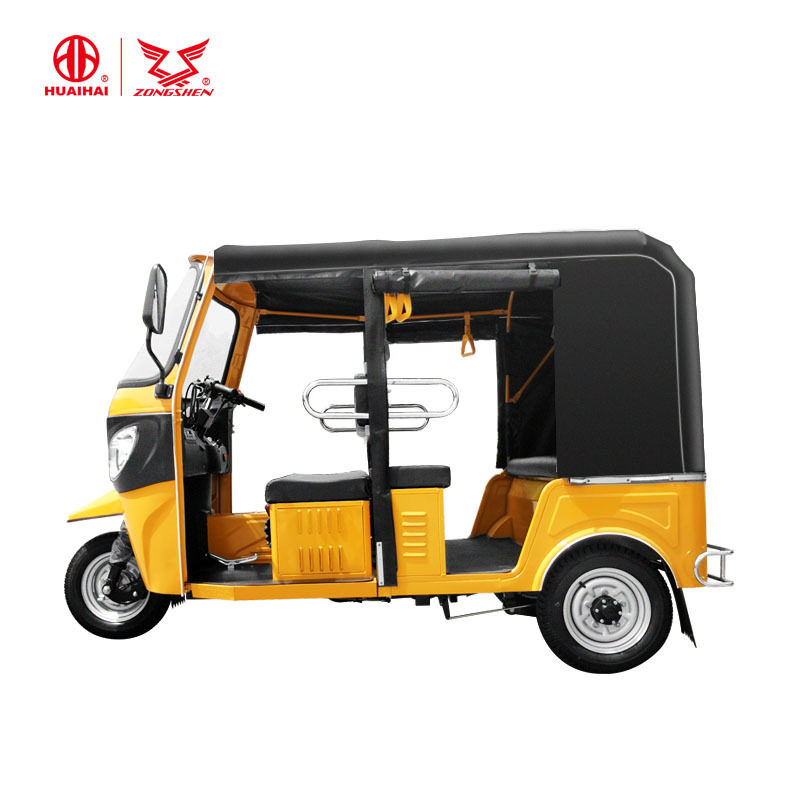 LPG and Gasoline Motorized Tricycle for Passengers  200 water-cooling ZongShen Engine tuk tuk Mototaxi