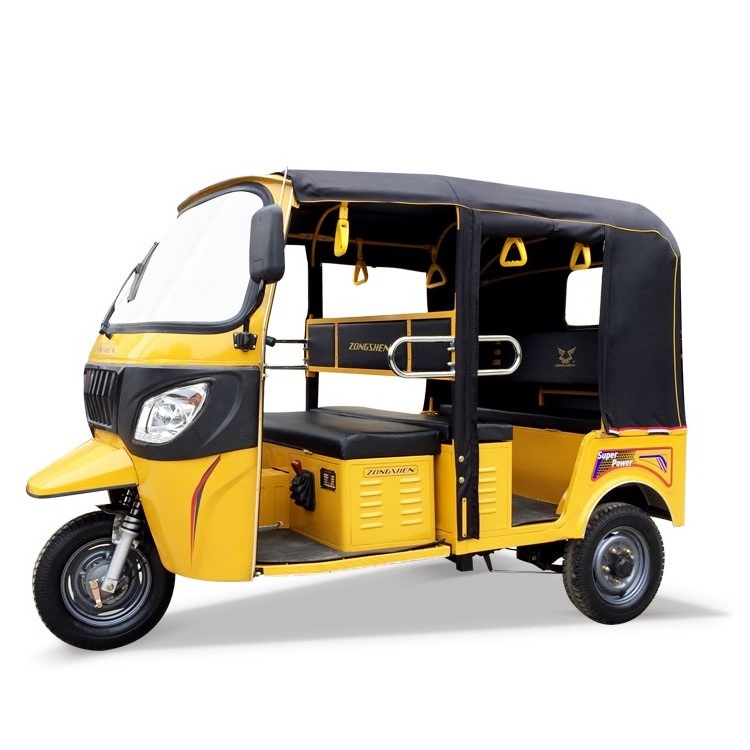 Maximum Loading 9 People Three Wheeler Motor Mobility Passenger Taxi with 200cc Zongshen Engine