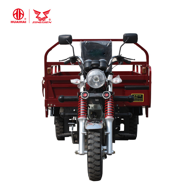 150CC Gasoline Tricycle 3 Wheel Motorcycle for Cargo Air-cooled Motorized Tricycles 5 driver +1 reverse Transmission